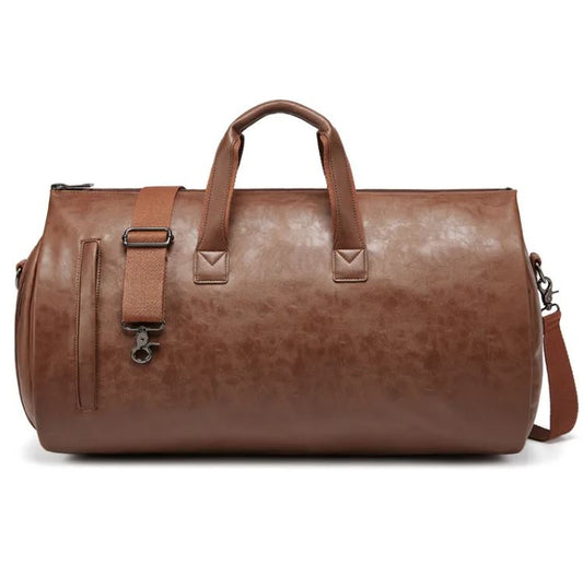 The Leather Duffle — Waterproof Weekend Bag