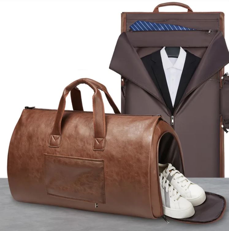 The Leather Duffle — Waterproof Weekend Bag