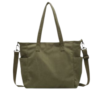 The Corduroy Shoulder Bag — Textured Autumn Warmth
